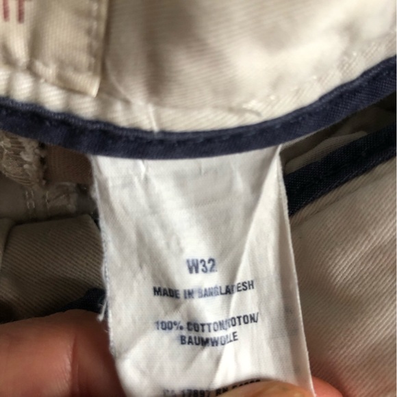 Gap Vintage Relaxed Fit Khaki Cotton  Shorts Size 32 - Picture 7 of 8